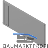 BLUM AMBIA-LINE Querteiler Frontauszugsrahmen, B218mm, KS Indiumgrau