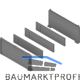 BLUM AMBIA-LINE Flaschenset, B200mm, Kunststoff Indiumgrau matt