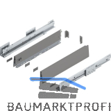 BLUM MERIVOBOX SET H�he M, BLUMOTION B, 70kg, NL 450, Indiumgrau