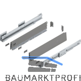 BLUM MERIVOBOX SET H�he M, BLUMOTION B, 70kg, NL 500, Indiumgrau