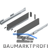 BLUM MERIVOBOX SET H�he K, BLUMOTION B, 70kg, NL 550, Oriongrau