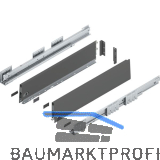 BLUM MERIVOBOX SET H�he K, BLUMOTION B, 70kg, NL 600, Oriongrau