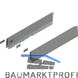 BLUM MERIVOBOX SET H�he E-Reling, BLUMOTION B, 40kg, NL 600, Indiumgrau