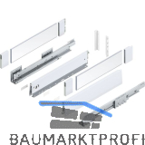 BLUM MERIVOBOX SET H�he E-Boxcover, BLUMOTION B, 40kg, NL 450, Seidenwei�