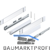 BLUM MERIVOBOX SET H�he E-Boxcover, BLUMOTION B, 70kg, NL 600, Seidenwei�