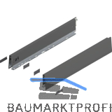 BLUM MERIVOBOX SET H�he E-Boxcap BLUMOTION B, 40kg, NL 350, Oriongrau