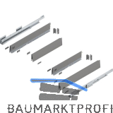 BLUM MERIVOBOX Sp�lenauszug SET H�he M, BLUMOTION B, 40kg, NL 600, Indiumgrau