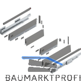 BLUM MERIVOBOX Sp�lenauszug SET H�he E-Reling,BLUMOTION B,40kg,NL 450,Indiumgrau