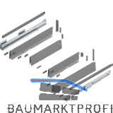 BLUM MERIVOBOX Sp�lenauszug SET H�he E-Reling,BLUMOTION B,70kg,NL 550,Indiumgrau