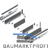 BLUM MERIVOBOX Sp�lenauszug SET H�he E-Reling,BLUMOTION B,40kg,NL 450,Oriongrau