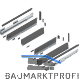 BLUM MERIVOBOX Sp�lenauszug SET H�he E-Reling,BLUMOTION B,70kg,NL 550,Oriongrau