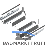 BLUM MERIVOBOX Sp�lenauszug SET H�he E-Reling,BLUMOTION B,70kg,NL 600,Oriongrau