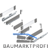 BLUM MERIVOBOX Sp�lenauszug SET H�he E-Boxcover BLUMOTION B,40kg,NL450,Indiumgr.