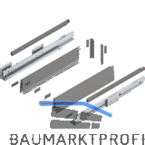 BLUM MERIVOBOX M�llauszug SET H�he E-Reling, BLUMOTION B, 70kg,NL 500,Indiumgrau