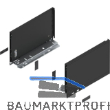BLUM LEGRABOX pure Zarge H�he C, NL 270, Carbonschwarz-matt