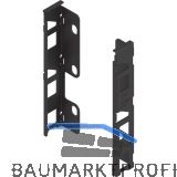 BLUM LEGRABOX Holzr�ckwandhalter H�he K, Carbonschwarz-matt