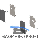 BLUM LEGRABOX Fronthalter Innenschubkasten H�he M, Carbonschwarz-matt