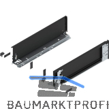 BLUM LEGRABOX special edition Innenzarge H�he K, NL 450 mm, Carbonschwarz