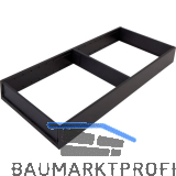 BLUM AMBIA-LINE Schubkastenrahmen breit, NL450mm, Stahl Carbonschwarz matt