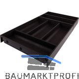 BLUM AMBIA-LINE Besteckeinsatz NL650mm,B300mm, Stahl Carbonschwarz