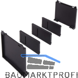 BLUM AMBIA-LINE Flaschenset, B100mm, Kunststoff Carbonschwarz matt