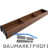 BLUM AMBIA-LINE Schubkastenrahmen schmal, NL600mm, B100mm, Tennessee Nuss