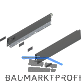 BLUM MERIVOBOX Zarge H�he N, NL 400, Oriongrau