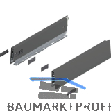 BLUM MERIVOBOX Zarge H�he M, NL 350, Oriongrau-matt