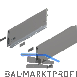 BLUM MERIVOBOX Zarge H�he K, NL 350, Indiumgrau-matt