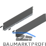 BLUM MERIVOBOX Zarge H�he K, NL 600, Oriongrau-matt