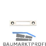 JUNIE Schlie�blech eckig, 60x12 mm, Stahl vernickelt