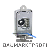 JUNIE ASS 1781 Zylinder-Kastenschloss Dornma� 16 mm, Zamak vernickelt