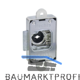 JUNIE ASS 1781 Zylinder-Kastenschloss Dornma� 20 mm, Zinkdruckguss vernickelt