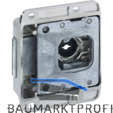JUNIE ASS 1882 Zylinder-Fallenschloss Dornma� 30 mm, Zamak vernickelt