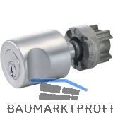JUNIE 3541 ASS Zylinder-Drehgriff links, Sperre BN 0101, vernickelt