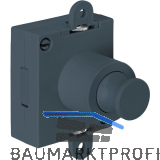 JUNIE Push-Lock Riegel-Drehstangenschloss einseitig, Kunststoff anthrazitgrau