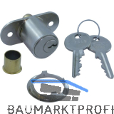 JUNIE 2960 Zylinder-Druckschloss Sperre BN 0101, Zylinder Messing vern. matt