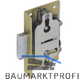JUNIE 619 Bart-Kastenschloss, Dornma� 15 mm, Stahl/R�ckblech aus Messing