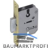 JUNIE 667 Bart-Einsteckschloss, Dornma� 50 mm, Stahl/Stulp Messing
