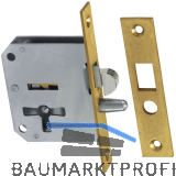 JUNIE 2173 Bart-Rollladenschloss links, Dornma� 20 mm, Stahl/Stulp Messing