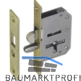 JUNIE 2173 Bart-Rollladenschloss rechts, Dornma� 30 mm, Stahl/Stulp Messing
