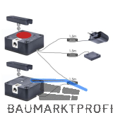 PS SOLO Elektronikschloss Set - 2 Fronten, 125 kHz, Zamak/Kunststoff schwarz