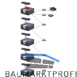 PS SOLO Elektronikschloss Set - 5 Fronten, 125 kHz, Zamak/Kunststoff schwarz