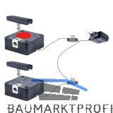 PS SOLO Bluetooth - Elektronikschloss Set - 2 Fronten, Zamak/Kunststoff schwarz