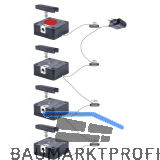 PS SOLO Bluetooth - Elektronikschloss Set - 4 Fronten, Zamak/Kunststoff schwarz