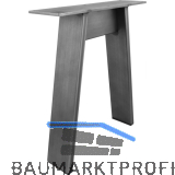 SIMAUSROM Bankkufe A-Form Breite 380 mm Schwarzstahl schutzlackiert