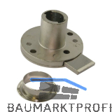HEKNA Zylinder-Kastenschloss 3012 Lade, Dornma� 40 mm, Zinkdruckguss vernickelt