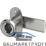 HEKNA Zylinder-Hebelschloss 6070 Typ 505 links, Schlie�hebel glatt, L 40 mm