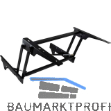 Tischplattenhochschwenkbeschlag B04-5B, Stahl schwarz