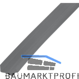 REHAU Sockel-Abschlussprofil 19 mm mit Dichtbalg, Kunststoff grau